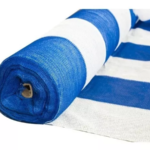 Media sombra 80% x 4mts de ancho - Azul y blanco