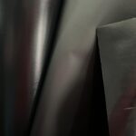 Lona vinilica lisa negra