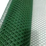 Tejido Malla Plástico Rombo 15 x 15 – Verde