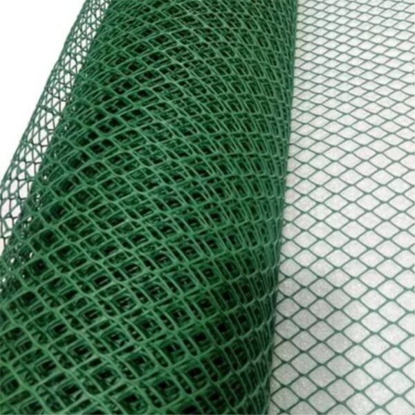 Tejido Malla Plástico Rombo 15 x 15 – Verde